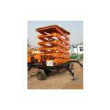Four Wheel Hydraulic Scissor Lift Platform thumbnail-3