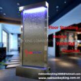 Stainless steel floor standing hotel fountain villa resort fountain villa deocration resort fountain floor fountain hotel decor restaurant decor