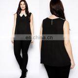Cheap Price Supply Fat Women Dress Chiffon Tops Plus Size Clothing thumbnail-1
