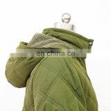 Women Warm Fake Fur Lining Winter Hooded Quilted Jacket thumbnail-4