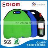 Hot Selling New Arrival 750ml Neoprene Reusable Divided Wine Tote Bag thumbnail-4
