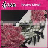 B-014 Bridal Front Piece Collars Sewing on Neckline Lace Applique for Garment Lace Applique Embroidery Designs thumbnail-4
