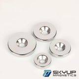 Customer Customized Permanent N52 Ndfeb Neodymium Rare Earth Magnet Neodymium Magnet With Screw Hole thumbnail-2