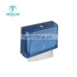 Square ABS Plastic Blue Wall Mount Paper Dispenser