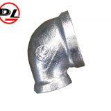 Malleable Iron Pipe Fittings 90 Degree Galvanized Reducing Elbow