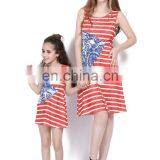 2019 Summer Red and White Stripes Matching Outfits For Mother And Daughter (this Link for Girls,1-12years) thumbnail-2
