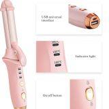 New Design USB Charging 2-1 Fast Heated Mini Hair Curler Straightener Electric Portable Multifunction Fashion Hair Styling thumbnail-3