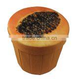 Inner Bin Solid Foldable Storage Ottoman thumbnail-1