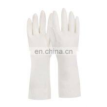 Household Cleaning and Kitchen Anti-cutting Wear-resistant and Durable Milky White Translucent Nitrile Gloves thumbnail-1