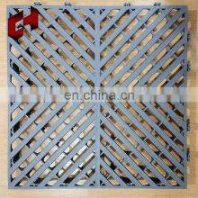 50Mm Style Commercial Pvc Coating Parking Floor Tiles Ceiling Security Grill Grid Interlocking Flooring Tiles For Garage Assist thumbnail-5