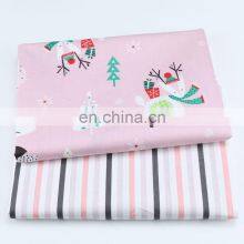 Cartoon Christmas Cloth Scarf Fox Print Baby Quilt Cover Bed Pure Cotton Fabric Wholesale thumbnail-2