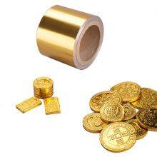 8011 Golden Aluminium Foil for Chocolate Coins Wrapping thumbnail-1