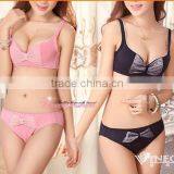 We Have Stocks Young Girls Breathrable Underwear Cotton Push Up Bra Set Lingerie For Winter/Autumn 150set/Lot thumbnail-1