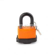 Дешевые, прочные оранжевые бронзовые замки на сейфовые двери с покрытием из пластика ABS с ключом thumbnail-1