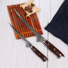 6/8 Inch Fish Fillet Knife Forged Japanese 420J2 High Carbon Stainless Steel Sandalwood Handle Boning Knife thumbnail-5