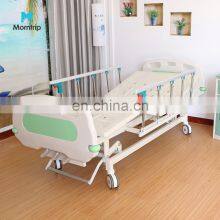 3-Function Collapsible Alloy Side Rails Medical Clinic Home Care Foldable Metal Hospital Fowler Bed With Toilet thumbnail-2