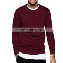Latest Design OEM Pullover Sweatshirt for Men Custom Made Crew Neck Fleece Sweatshirts With 3d Puff Printing Logo Option thumbnail-1