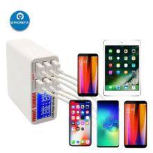 Phone USB Charging Station Digital Display 6 Port Phone USB Charger