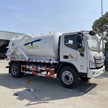 Foton 6-wheeled Sewage Transfer Vehicle Made in China thumbnail-3