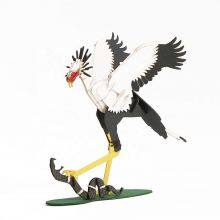 Funny Handmade Bird Secretary Bird Paper Craft Model Kit DIY Toys Puzzle Game for Stationery Toy Shop thumbnail-1