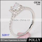 High Quality Fashion Lady's 14k Ring Set Wedding Jewelry AAAAA CZ thumbnail-2