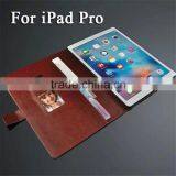 Luxury Ultra Slim Magnetic Smart Flip Stand Genuine Leather Cover for iPad Pro