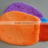 Microfiber Coral Plush Knitted Washing Dusting Cleaning Glove