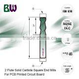 Tungsten Carbide 2 Flute End Milling Cutter For Aluminum PCB thumbnail-2