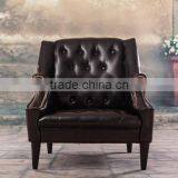 Lounge Bar Leather Recliner Sofa thumbnail-1