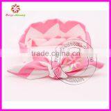 Chevron Printed Cat Ear Cotton Headband, Chevron Cotton Headband, Chevron Cotton Elastic Hairband thumbnail-2
