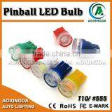 6.3V 5630 2 Leds Pinball LED Lighting With Flat Lens