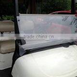 Hot Sale Clear Fold Down Acrylic Windshield For Golf Car