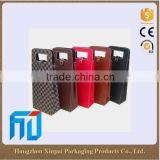 Cheap Single Bottle Gift Wine Bag With Velvet Leather Wine Boxes