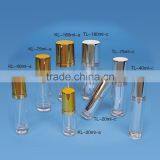 Plastic Cosmetic Container Acrylic Bottle Transparent Color Round Series 20ml 40ml 75ml 180ml