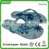 Customized Cheap White Flip Flops Gift Natural EVA Flip Flops