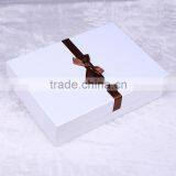 Upscale White Large Rectangular Gift Box