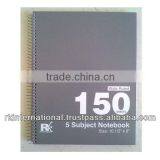 150 Sheets Subject Notebook