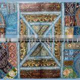 Heavily Sequin Sitara Beaded Zari Lace Kundan Sari Tapestry