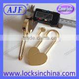 Big Heart Shape Brass Love Lock for Lovers Gift thumbnail-5