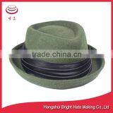 Wool Felt Pork Pie Hat With Curling Brim thumbnail-2