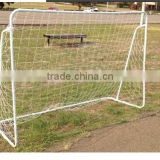 Customized iron tube frame soccer goal with powder coating