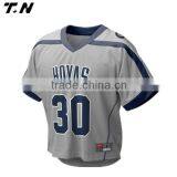 Top Quality Custom Reversible Lacrosse Uniform With Tackle Twill Numbers thumbnail-2