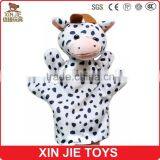 Cheap Cow Hand Puppet Customize Plush Milk Cow Hand Puppet Educational Hand Puppet