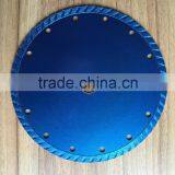 Good quality 180mm cold pressed continuous rim turbo diamond saw blade for cutting stone,granite,marble