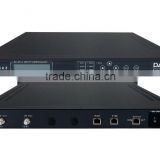IP to DVB-C RF modulator with mux-scrambler