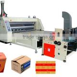 [RD-SB1500-2800-2] Semi-automatic 2 color printing slotting corrugated carton box machine for carton making