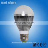 5W Aluminum Radiator Body LED Light Bulb With 220v Input Voltage