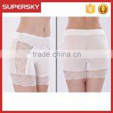K-961 Lace Trim Women Safety Slim Elastic Short Legging Girl Underwear Short Lace Leggings thumbnail-6