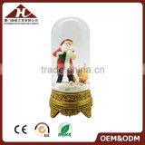 Naughty Christmas Man Glass Snow Globe Gift