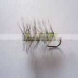 Wooly Worm Olive Streamer Trout Fishing Flies thumbnail-1
